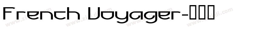 French Voyager字体转换